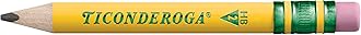 Ticonderoga My First Short Triangular Wood-Cased Pencils Bundle With Striped Wood-Cased Pencils, 4 And 10 Count