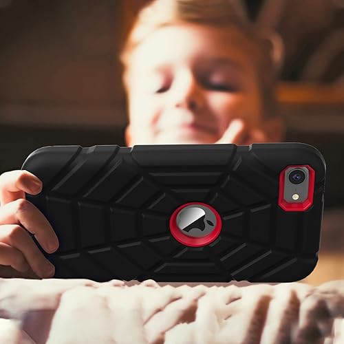 Miniatura 7 de Grifobes Funda para iPod Touch 7 generación, iPod Touch 65 generación, 3 en 1, resistente a prueba de golpes, funda protectora resistente para iPod