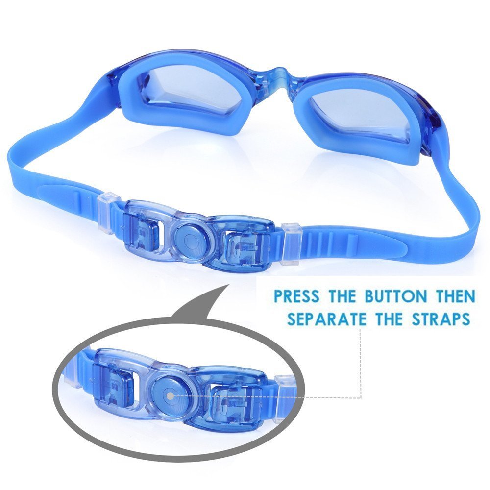 Aegend Swim Goggles, Swimming Goggles No Leaking Anti Fog Adult Men