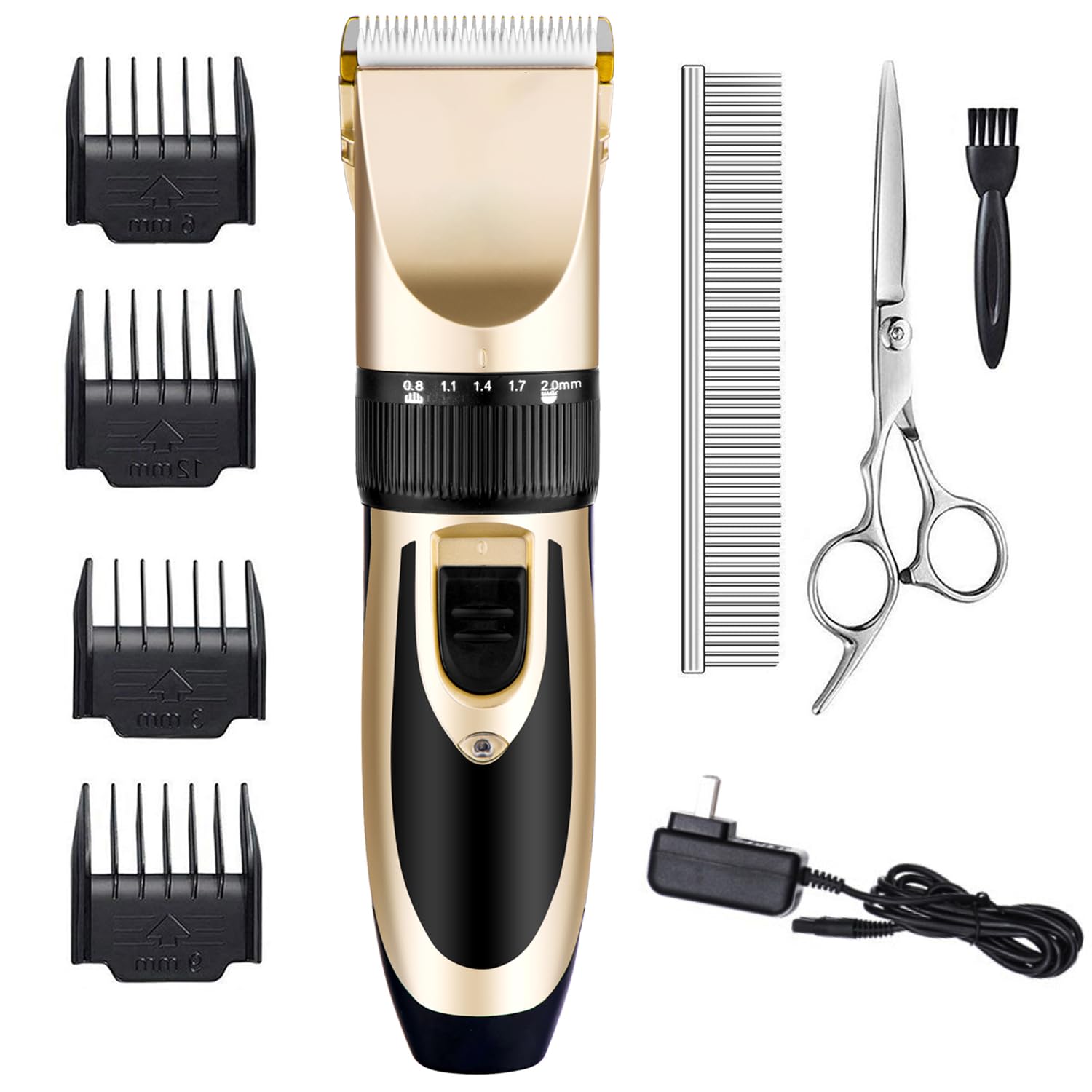 View 1 of (Stock photo for reference only) My Pet Command Professional Dog Cordless Clippers for Grooming