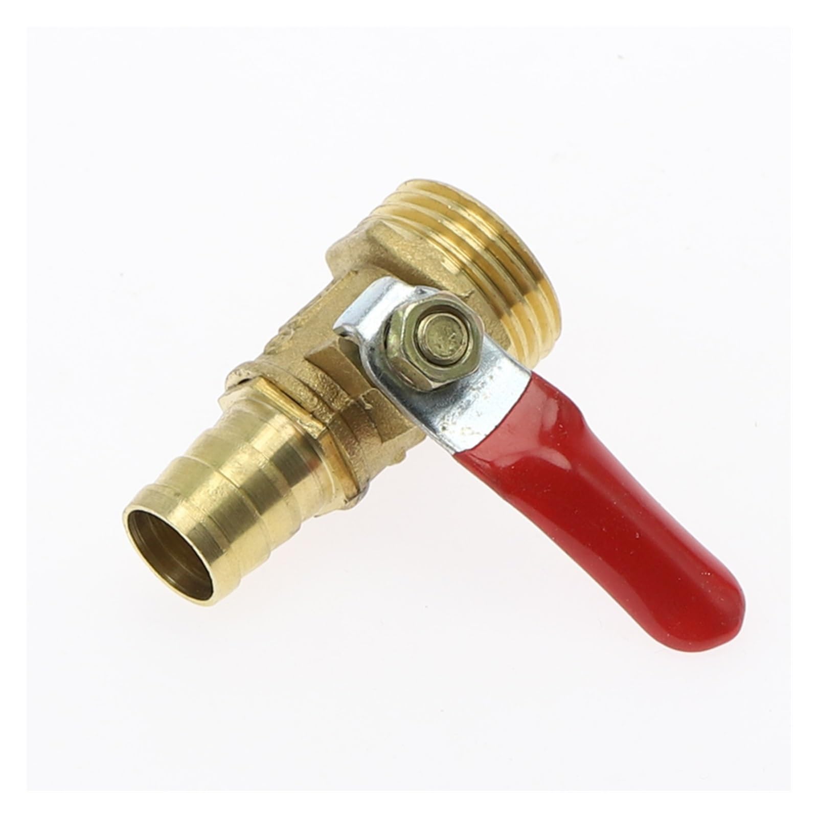 Hijymnzpq Men's 3/8 Brass Barbed Ball Valve 4-12 Hose Barb 1/ And #9 And 1/2 And And 1/4 And And Thread Connector Joint Copper Pipe Fitting Coupler Adapter Leak-Proof Water-Saving(",12Mm Hose Barb)