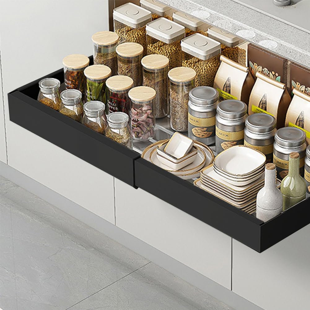 Garvee Organizer Estraibile Scorrevole Bianco Per Mobile Cucina e Dispensa