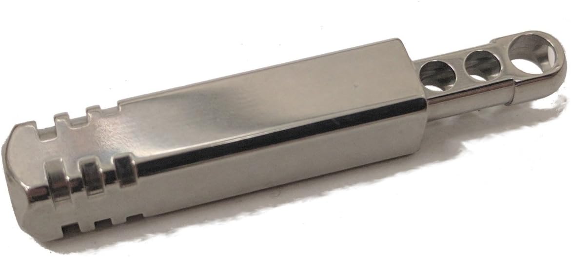 TEC AccessoriesPixel Ti Microlight - Precision Machined Titanium Keychain LED Flashlight (Warm White Color) - Ultra Light Keychain Flashlight with Replaceable Batteries for EDC