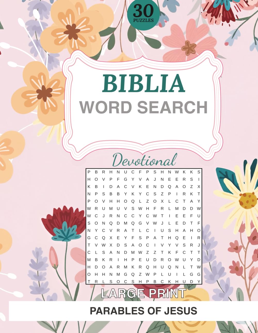 Parables of Jesus Word Search: 30 Scripture-Based Puzzles for Reflection and Study