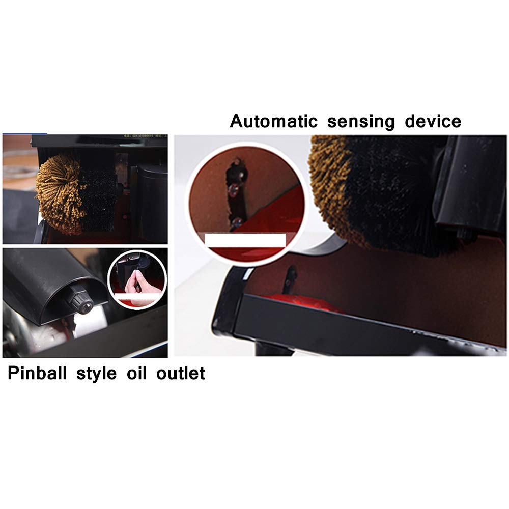 Betún para Zapatos, betún automático de inducción, Sensor eléctrico, betún para Zapatos, Cepillo para Zapatos, Cepillo Universal Combinado para la Familia, Hotel, Banco, Oficina, 7