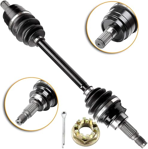 Vista 412 de SCITOO 1333081 1333947 Eje CV trasero izquierdo derecho para 2016-2020 para Polaris General 1000 2017-2020 para Polaris General 4 1000 2015-2018