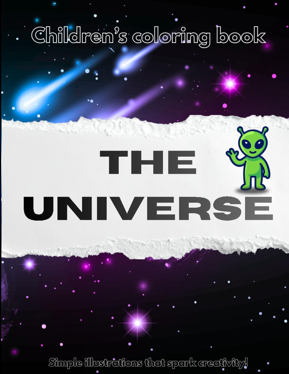 Children’s coloring book - Univers Edition: Simple illustrations that spark creativity!