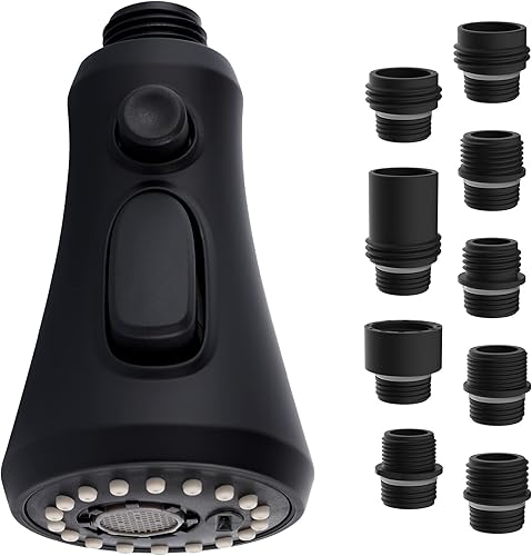 Miniatura 2 de iFealClear Reemplazo de cabezal de grifo de cocina extraíble compatible con Moen, estándar americano, Delta, grifos, boquilla rociadora de cabezal