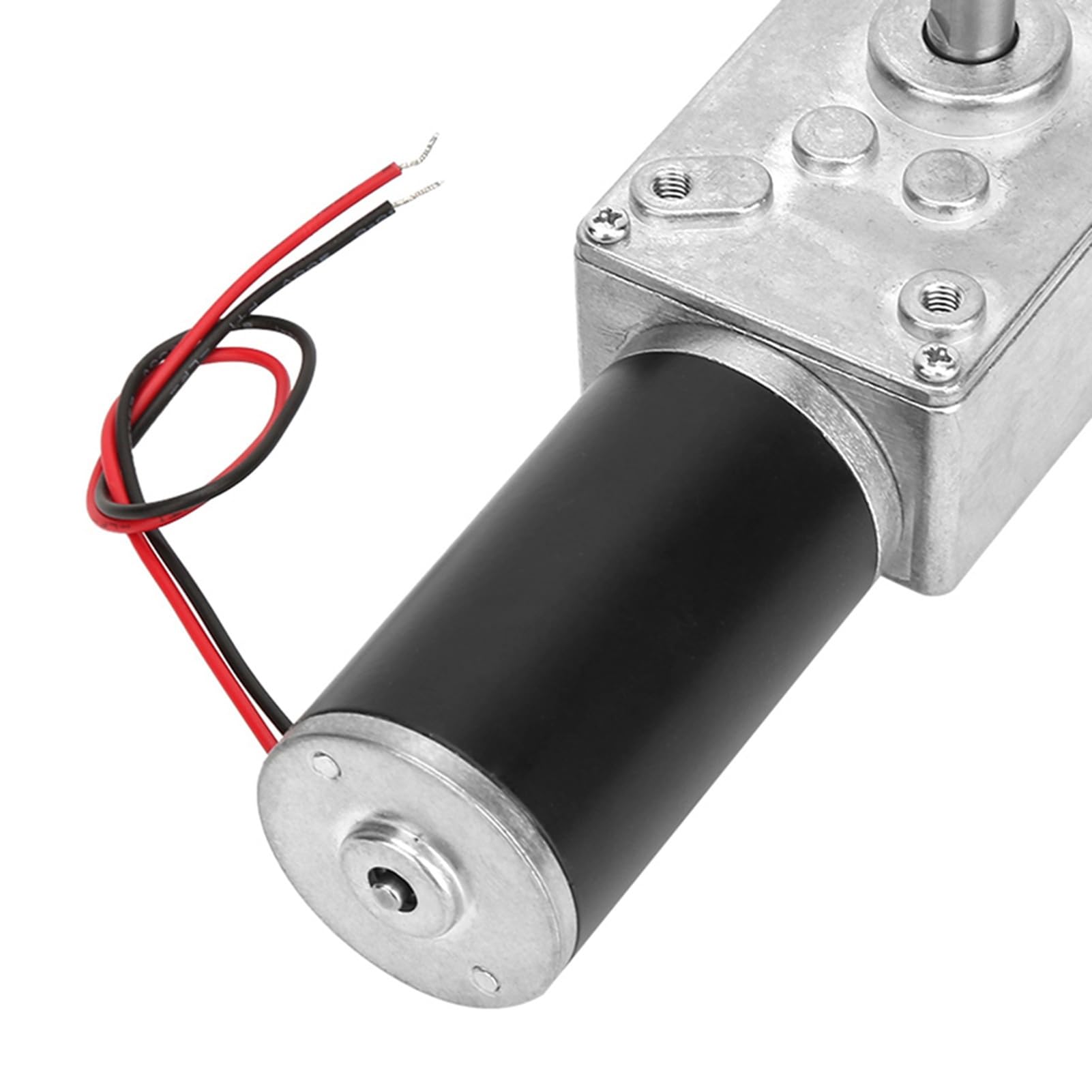 Motor de Engranajes de Tornillo 12V 20 RPM Alta Torsión Eje Reversible 8 mm