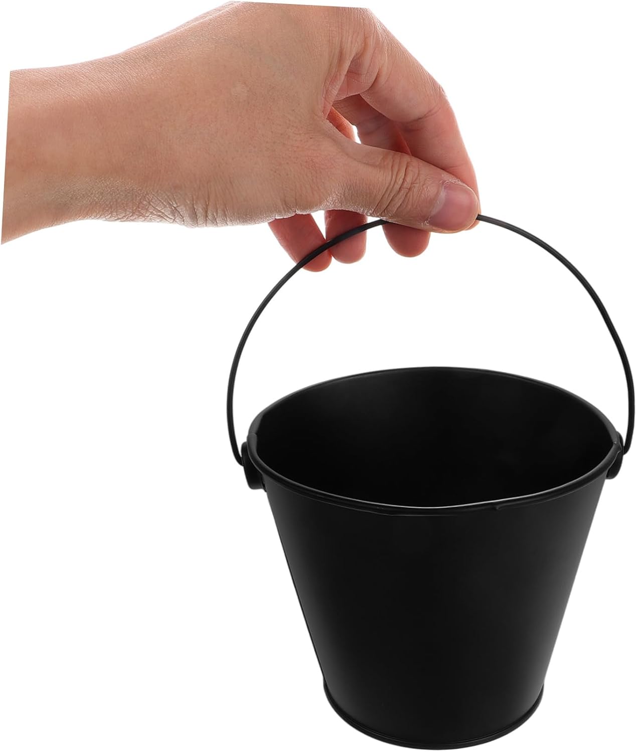 MERRYHAPY 4pcs Barbecue Oil Container Bucket Tinplate Grill Grease Drip Bucket for Outdoor BBQ Use Compact for Easy Storage and Transport Easy to Clean and Maintain Sturdy and Design