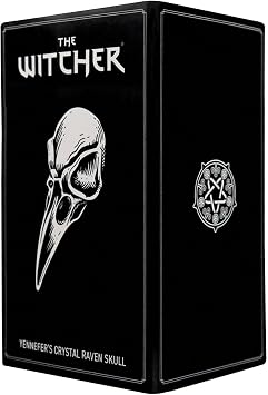 FaNaTtik The Witcher 3 Crystal Skull Replica – Scaled Collectible Resin Prop – Official Game Merchandise for Fantasy Fans & Collectors