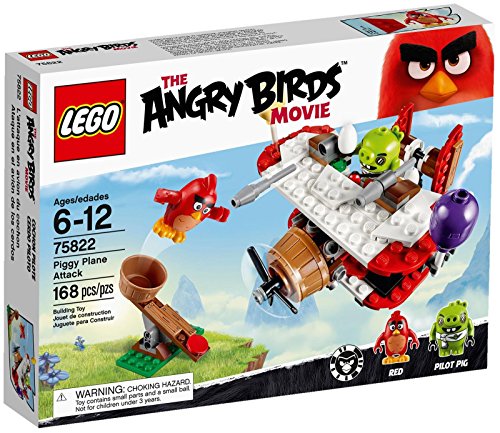 LEGO Angry Birds 75822 Piggy Plane Attack Building Kit (168 peças) by LEGO