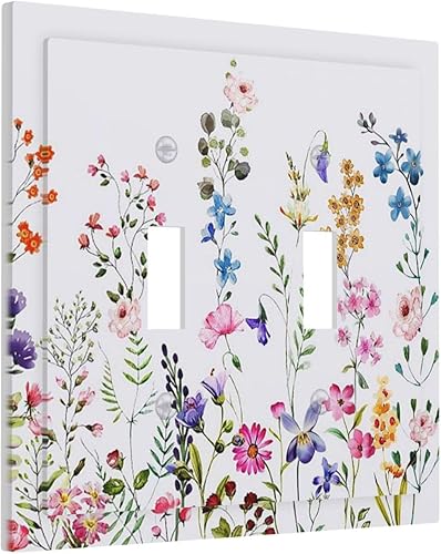 Miniatura 143 de Placa Decorativa de Pared Beige Boho de Mediados de Siglo Sol Abstracto 1-Gang Retro Años 70 Arte Geométrico Moderno con Arco Eléctrico Interruptor