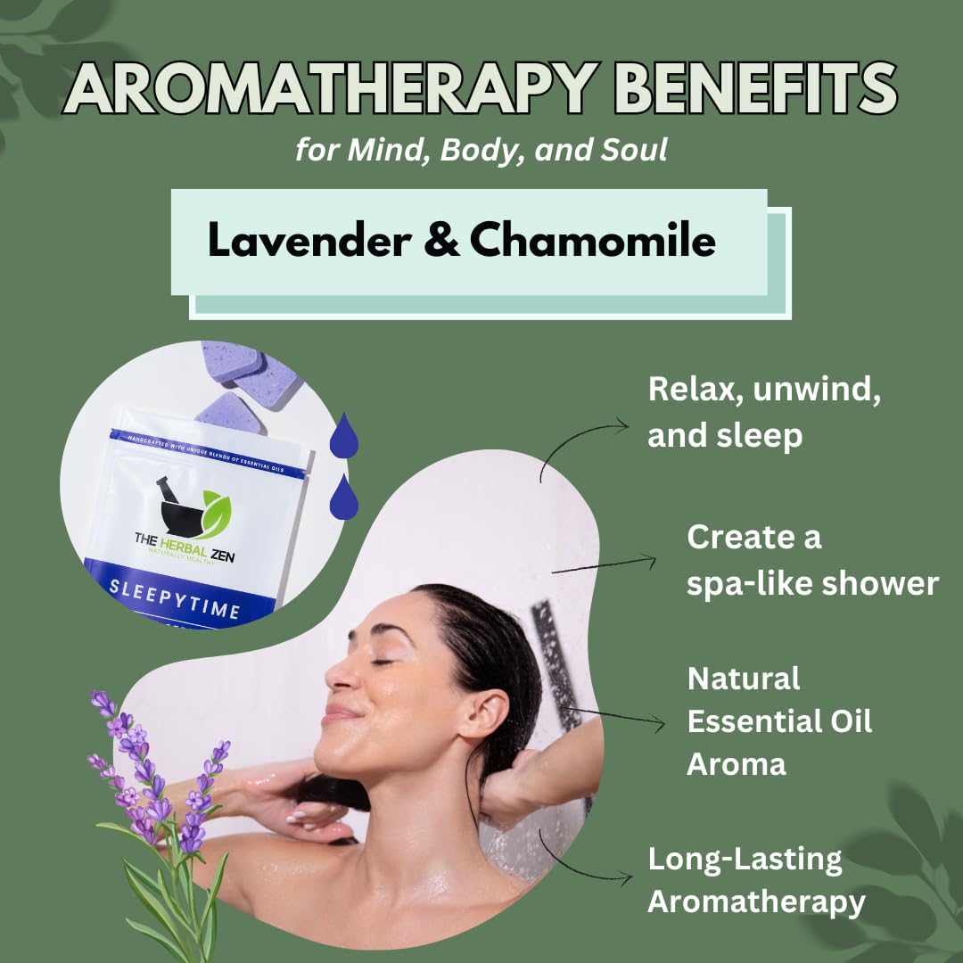 Lavender Shower Steamers Aromatherapy with Essential Oils, Made in The USA Shower Bombs, Shower Bomb Aromatherapy, Relaxing Gifts for Women, Spa Day Gifts, Birthday Gifts for Women and Men - Image 3