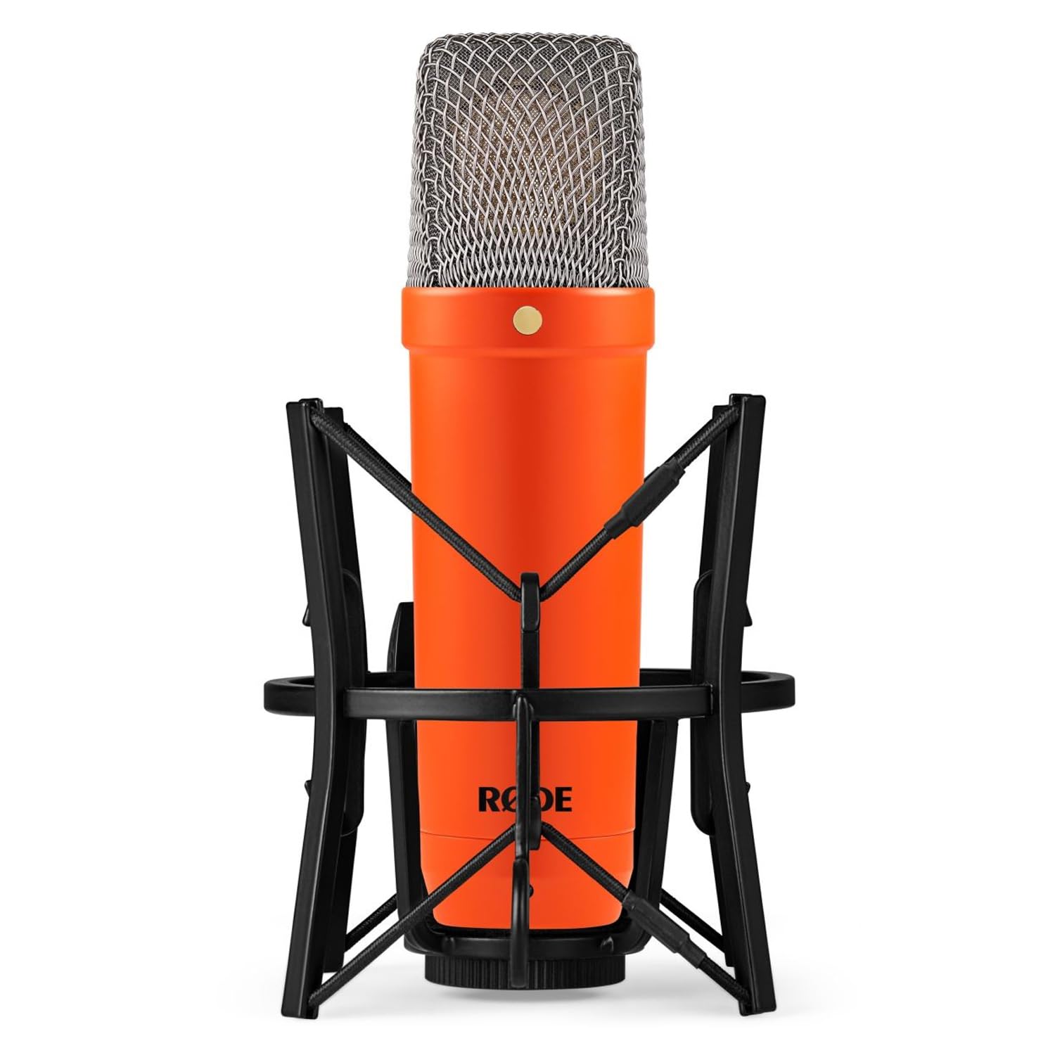 Rode NT1 Signature Studio-Mikrofon Orange mit keepdrum Gelenkarm Schwarz