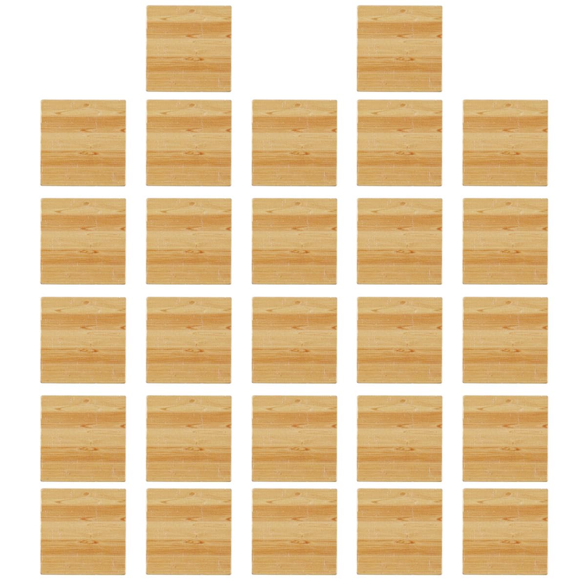 Enwye 27 Pcs Miniature Floor Tiles for Dollhouse Decor Tiny House Flooring Sheets for Dollhouse Accessories Craft Projects and Tiny House Decor Straight Line