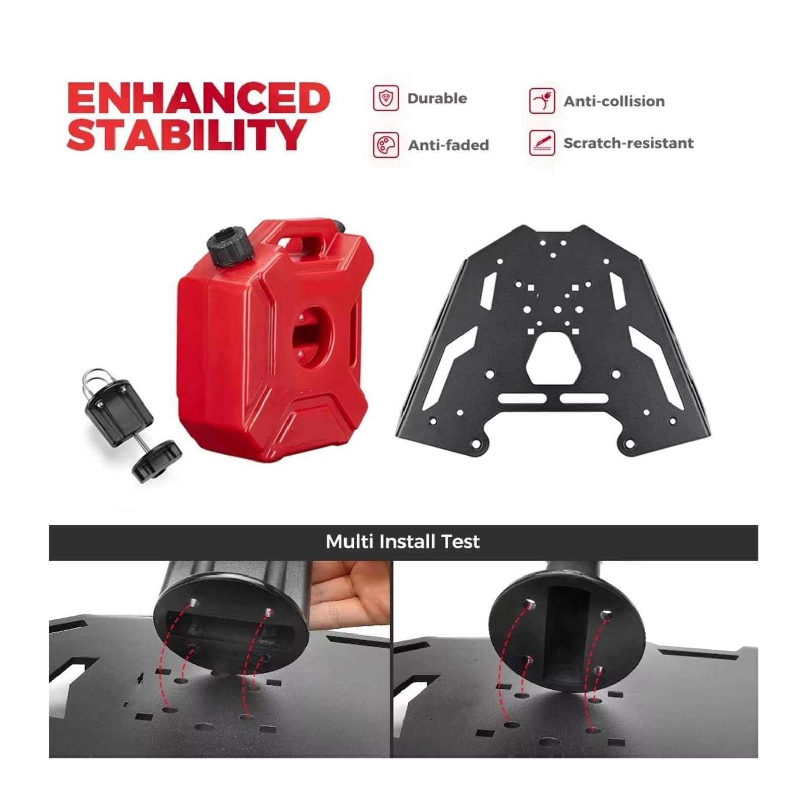 Étagère à Bagages de Moto pour BMW R1250GS R1200GS LC pour GSA pour ADV Zone De Siège Arrière Couvrant Porte-Bagages Support(Argent)