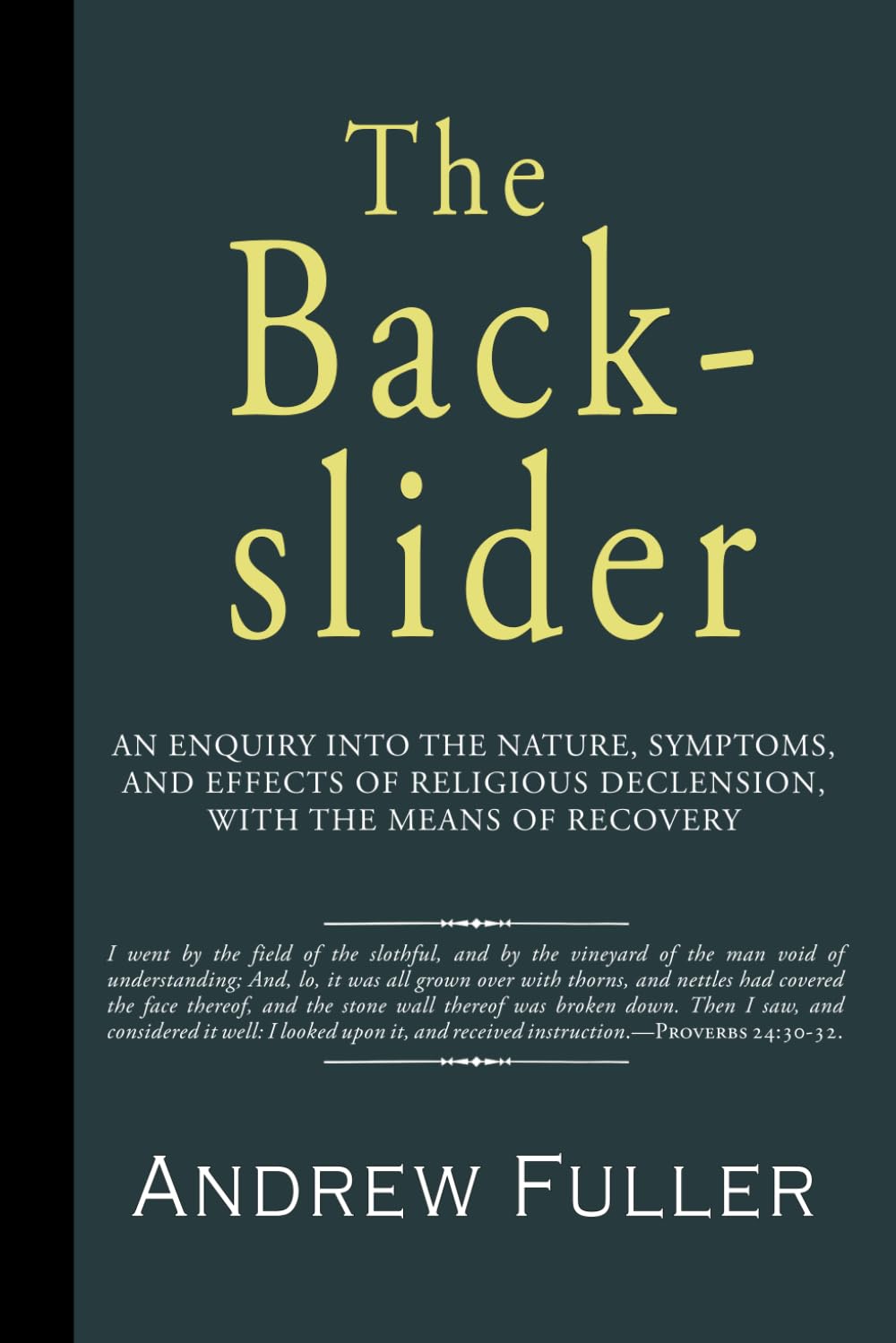 The Backslider