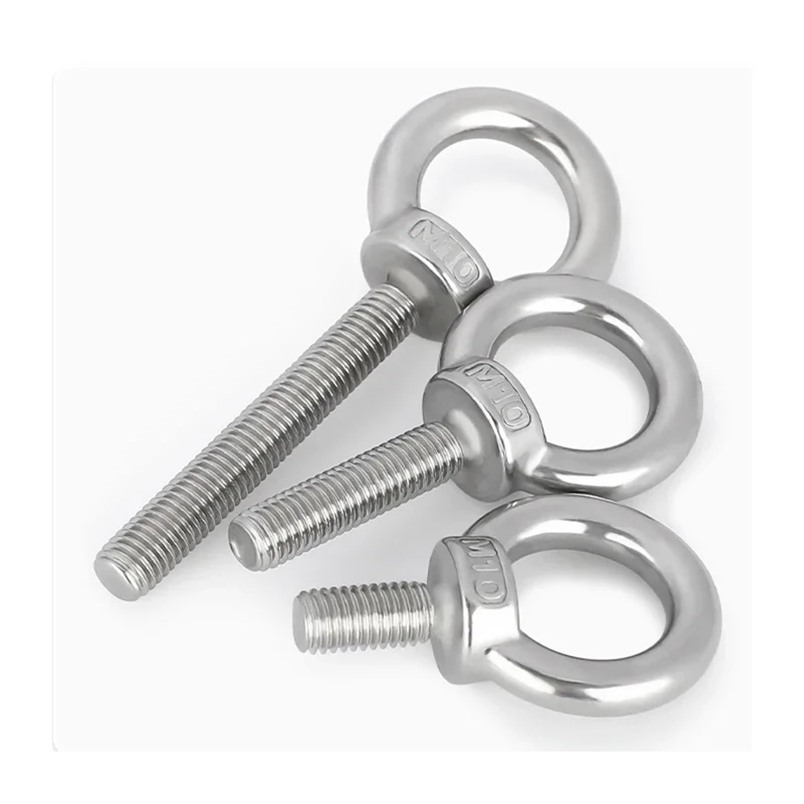 Tornillo De Ojo 1 perno de ojo elevación acero inoxidable M4 M5 M6 M8 M10 M12 M14 M16 M20 M24(M20x28mm)