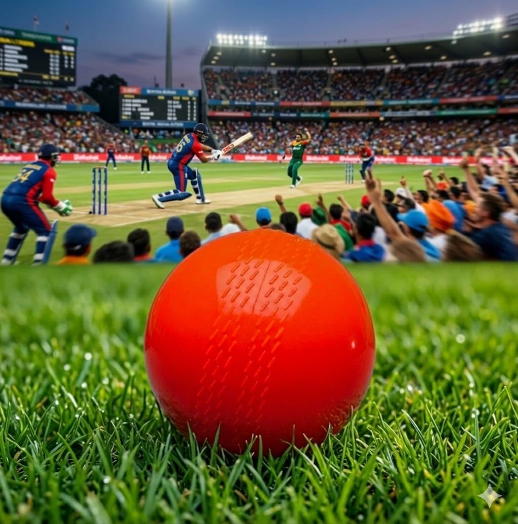 Orange Plastic Cricket Ball | Moulded Seam, Practice Training, Lightweight Design, Indoor & Outdoor Use, Durable Construction-image-49