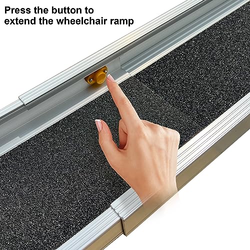 Snapklik.com : Redder Redder 3 To 5 FT Wheelchair Ramps, Retractable ...