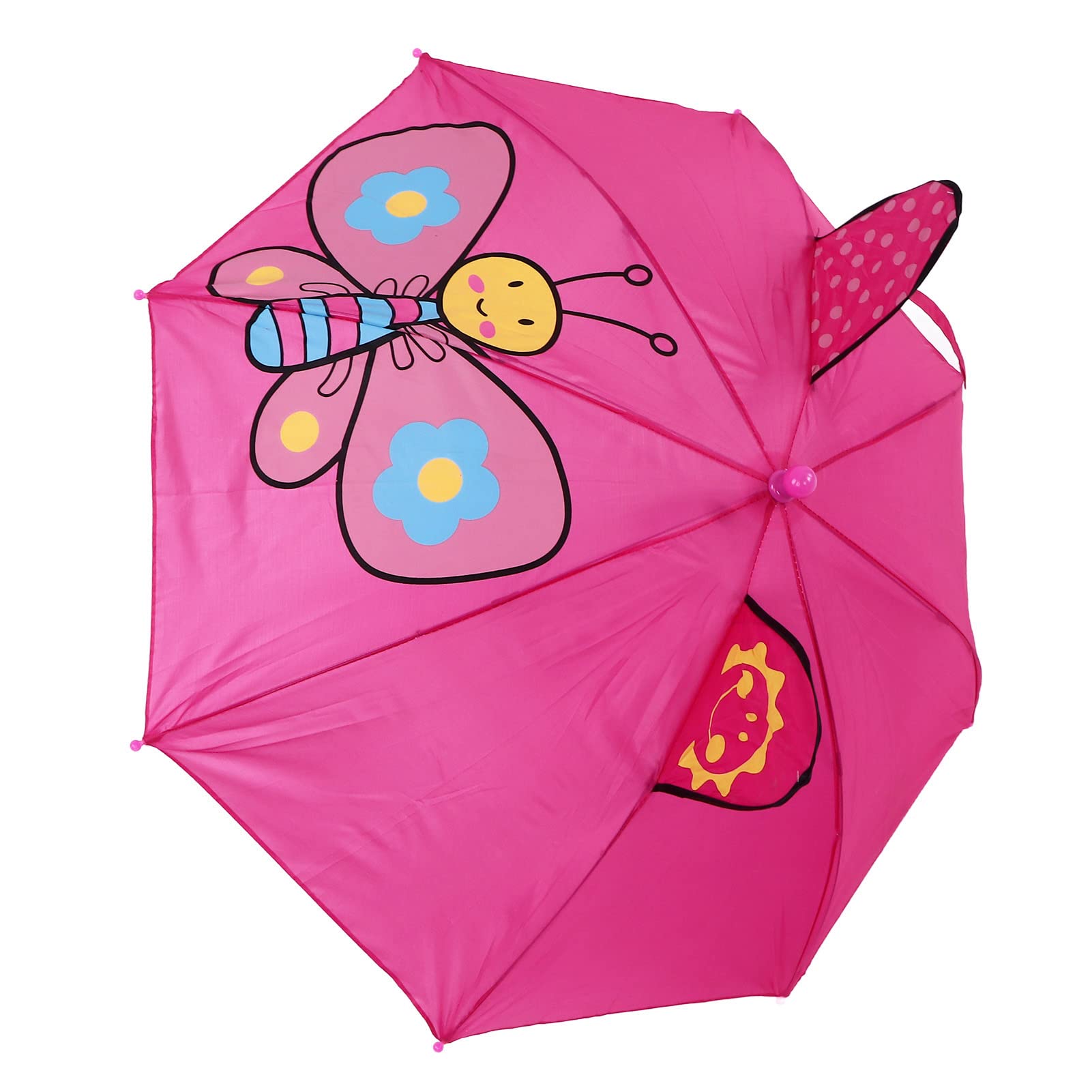 Aramox Parasol dla Dziewczynki, Plastikowo-stalowy Kreskówkowy Parasol