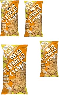 Ava's Smoky Gouda Garlic Flatbread Crisps, 6.5 oz, 4 Pack