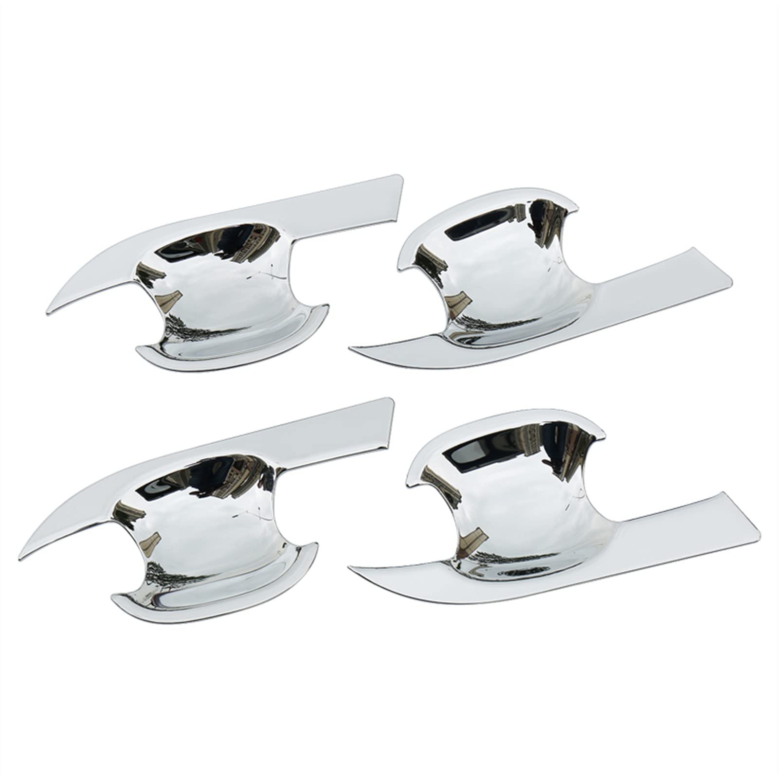 FAHBSTR Exterior Door Handle Cover for Corolla Auris E210 2019-2021 Chrome Car Door Handle Cover Bowl Trim Sticker Styling Accessories(4)