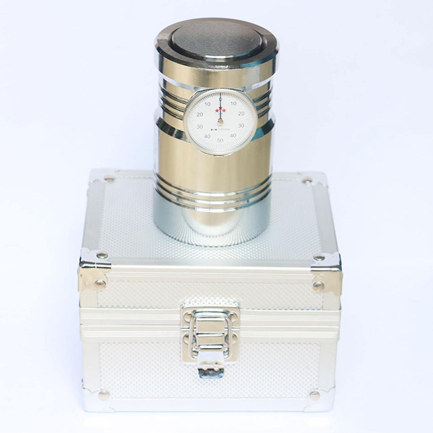 Narzędzie do ustawiania wstępnego zera, precyzyjny instrument mechaniczny, średnica 62 mm, dokładność 0,01 mm, wysokość 100 mm, do narzędzi poniżej 4,3 cm, z pudełkiem do przechowywania