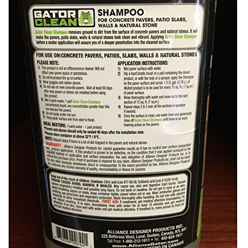 Clean Shampoo for Pavers & Patios 1 Gal