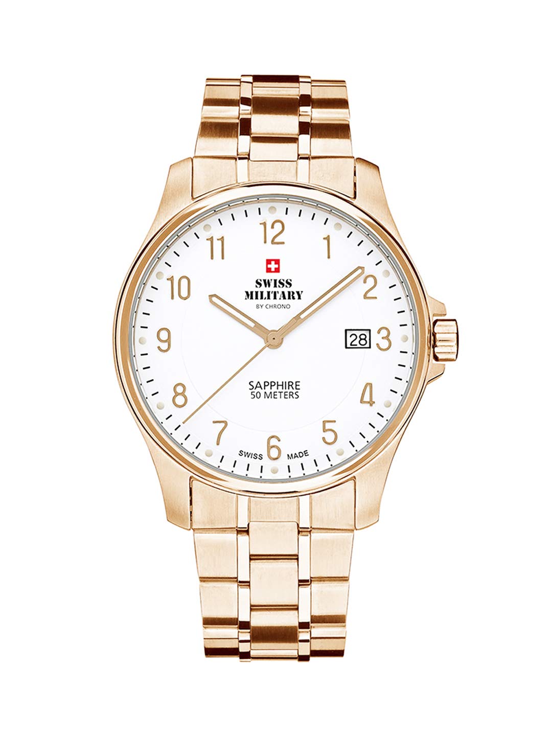 Montre de poignet Swiss Military 14922 finitions acier - 4