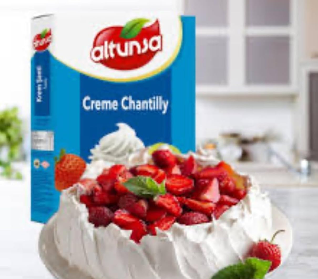 Altunsa's Creme Chantilly Whipped Cream Mix, Professional Dessert Topping, 2x75g per Box, 12 Boxes (1 Case)