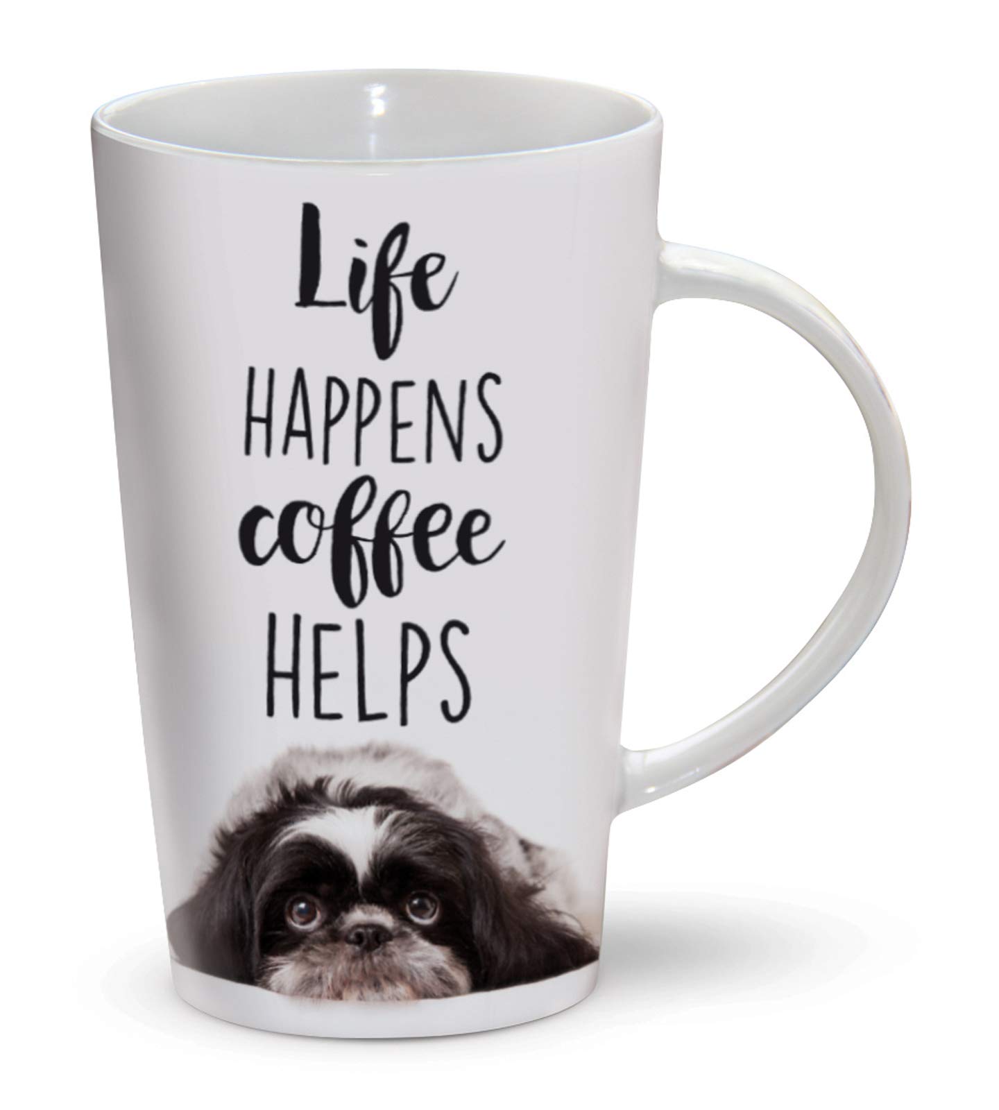 Latte Mug - Life Happens