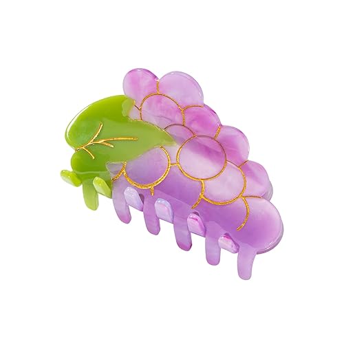 Pinza para el cabello en forma de uva de fruta, pinza de pelo a la moda, para verano, playa, mediana, sujetador, mandíbula, pasadores, horquillas,