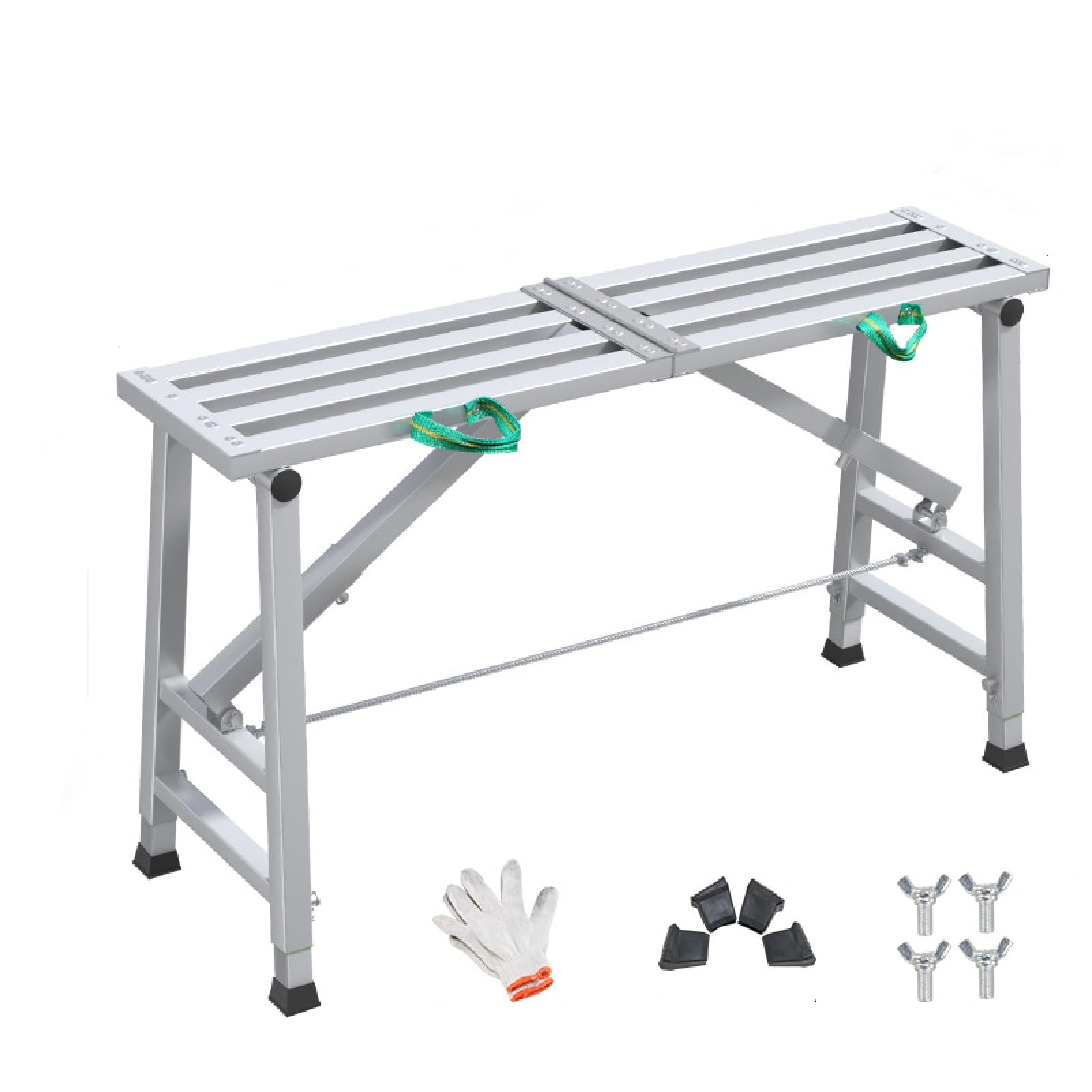 Échafaudage portable réglable et plateforme de travail pliable multi-usage