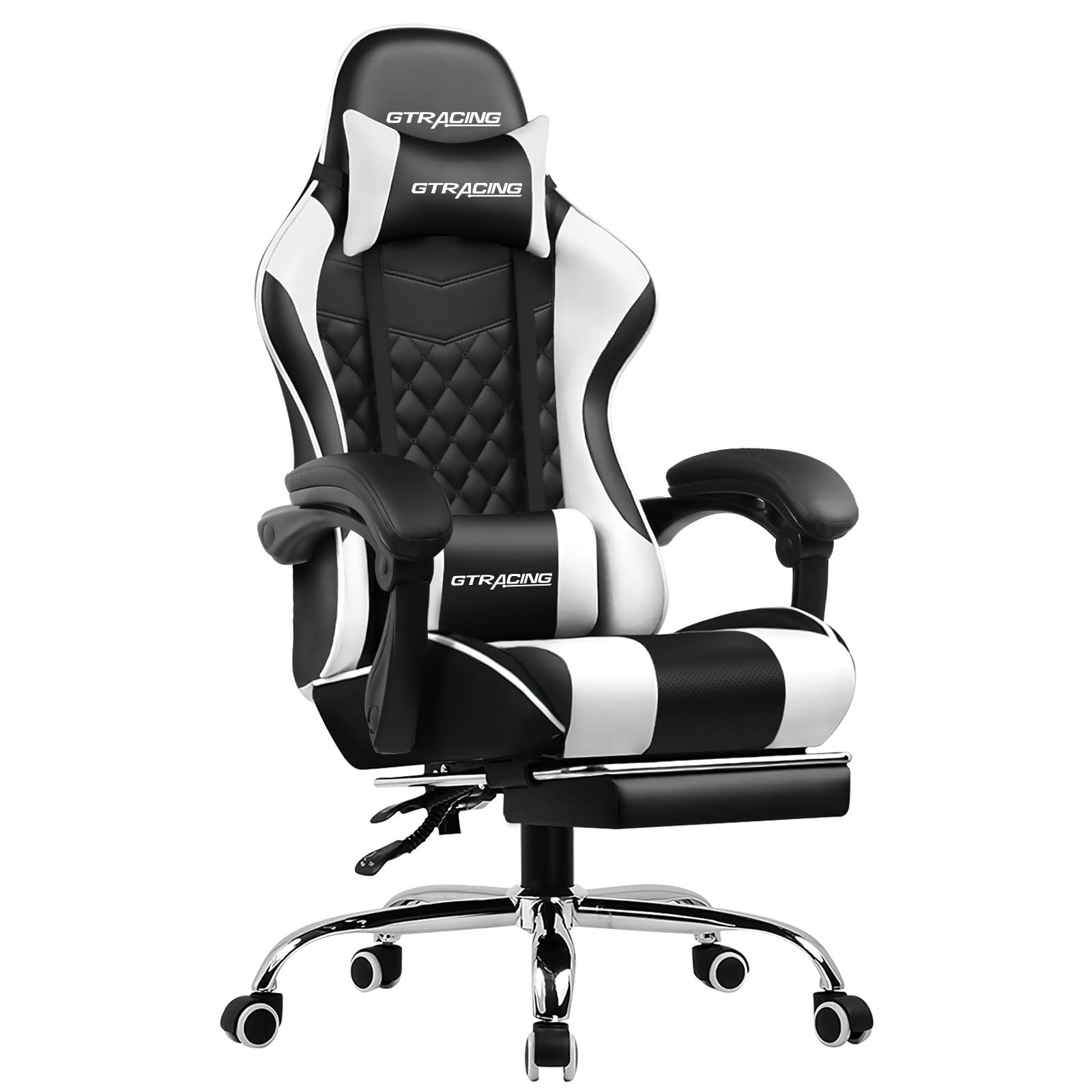 Amazon.co.jp: GTRACING ゲーミングチェアJP-BF088-BW-R635 : ホーム