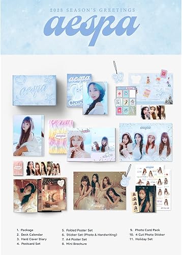 Miniatura 2 de Saludos de la temporada 2023 de Aespa a estrenar sellados