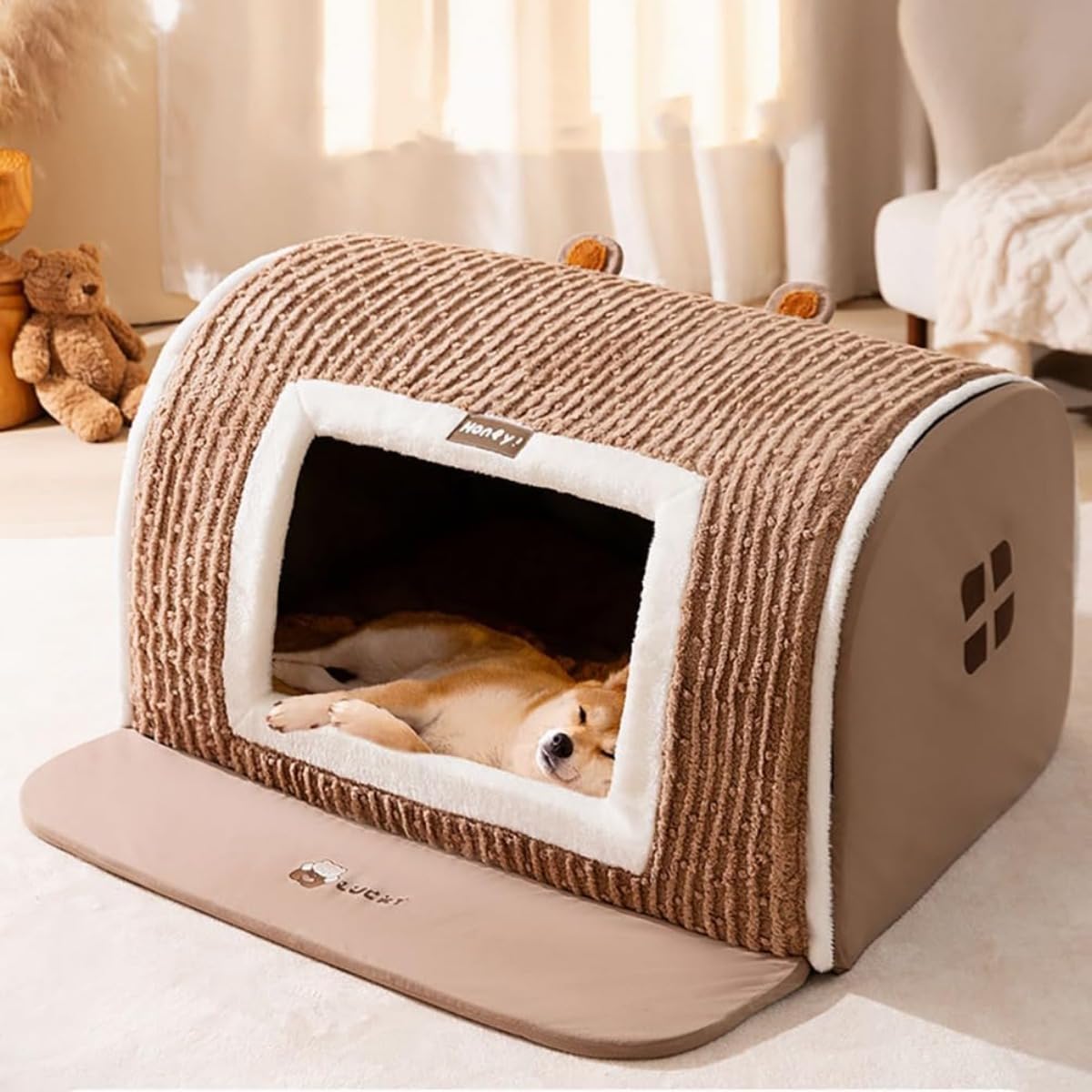 Amazon | REENEW 犬ハウス ペットハウス ドーム型 室内 秋冬用 猫