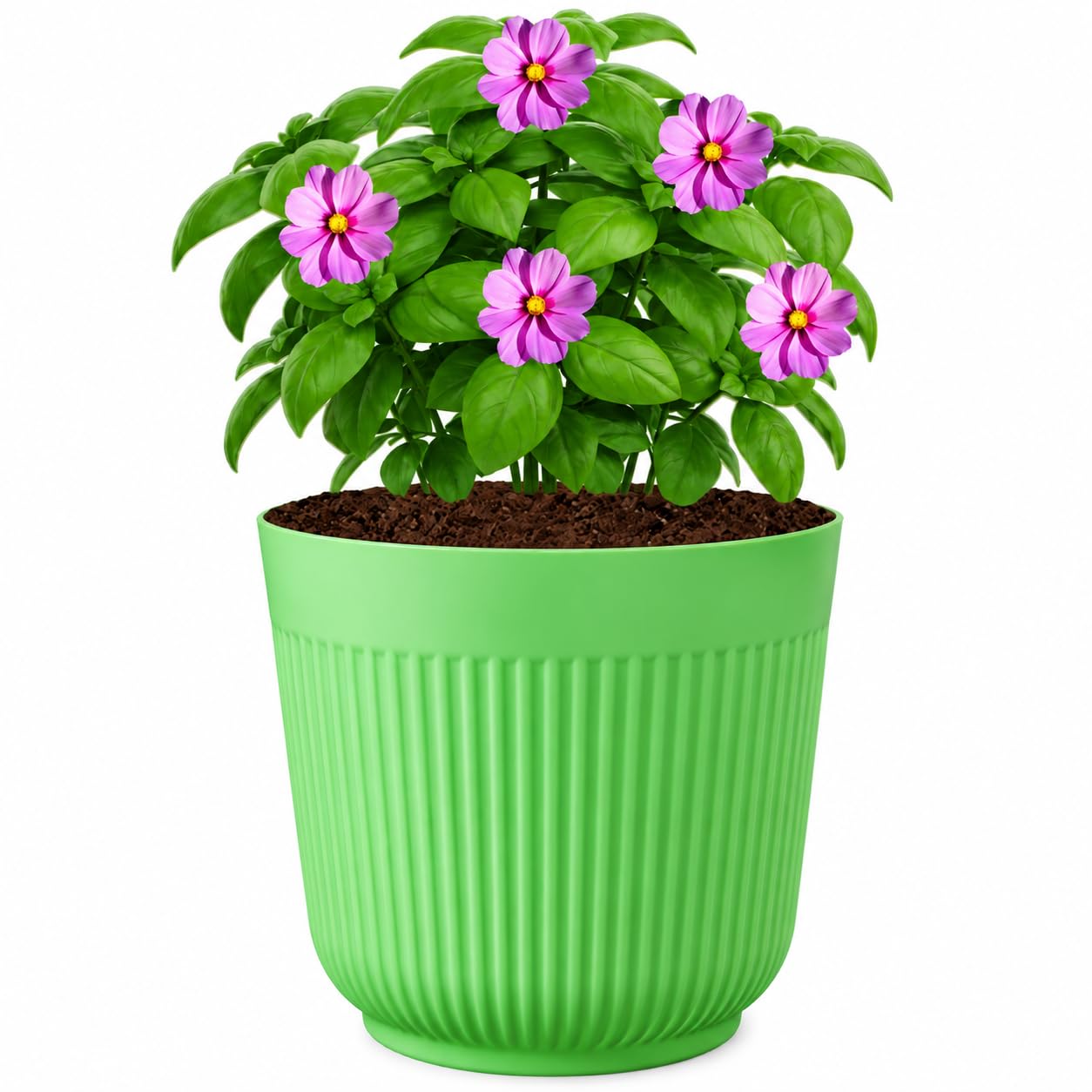 TECHBLAZE 12" Flower Pots - Pack of 8 -15 TECHBLAZE 12" Flower Pots - Pack of 8 -15