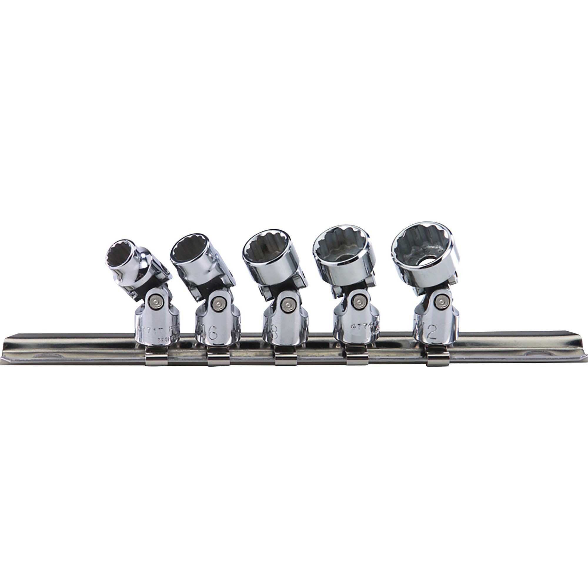 Proto 1/4" Drive 5 Piece Universal Socket Set - 12 Point