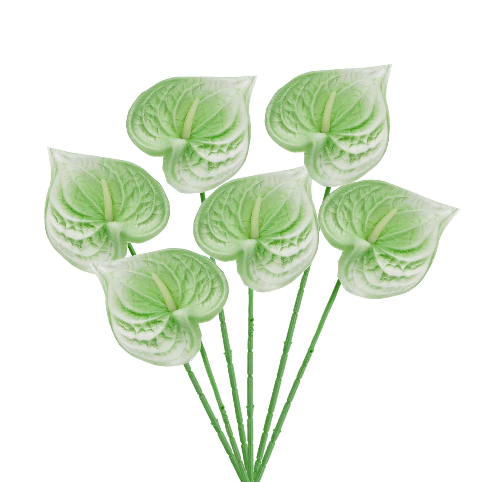 PATIKIL 13" Artificial Anthurium Lily Flowers