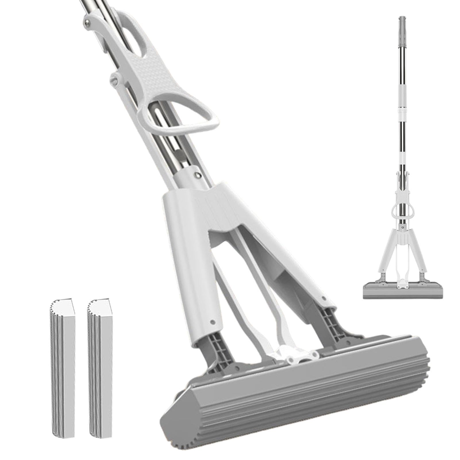 Pliable, essorable,Vadrouille à Rouleau Auto-pressable