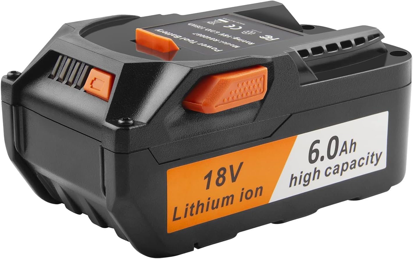 2 Pack 6.0Ah Battery For Ridgid 18V Hyper Octane R840087 - - Triple-Batteries