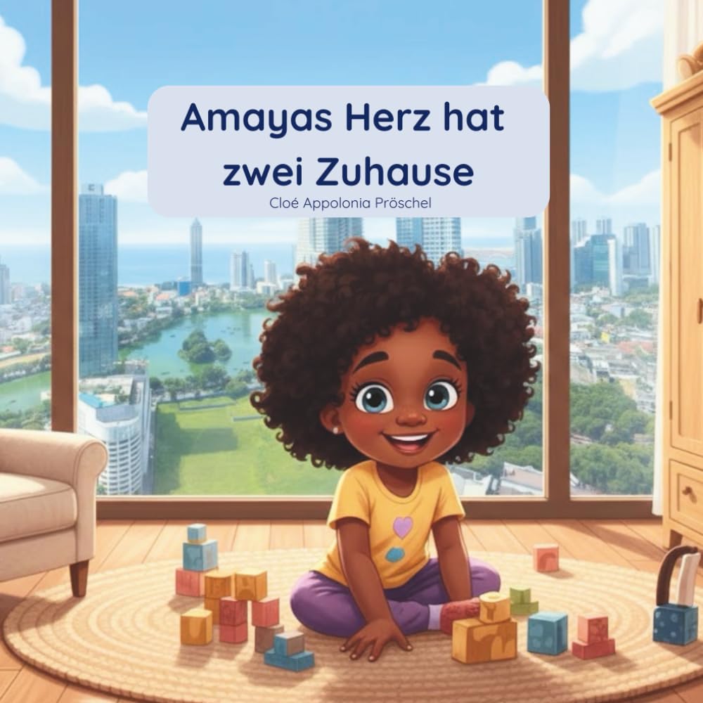 Amayas Herz hat zwei Zuhause: Eine einfühlsame Geschichte über Herkunft, Familie, Sprachen und das Ankommen.