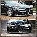 MCARCAR KIT Carbon Fiber Front Bumper Lip Fits for Alfa Romeo Giulia Sport Sedan 2016-2021 Chin Spoiler Splitter Protector Air Dam Chin Diffuser Factory Outlet (Style A)