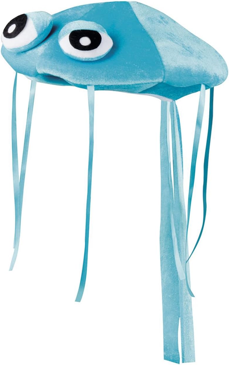 Boland 99904 - Hut Qualle, Plüsch Mütze Octopus, Zubehör für Faschingskostüme, Kopfbedeckung für Kostüm, Karneval, Mottoparty oder JGA, tier-kostüm