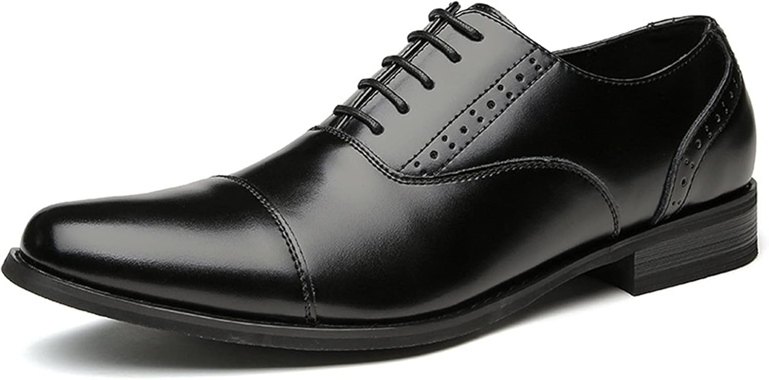 キャップトゥドレスシューズ