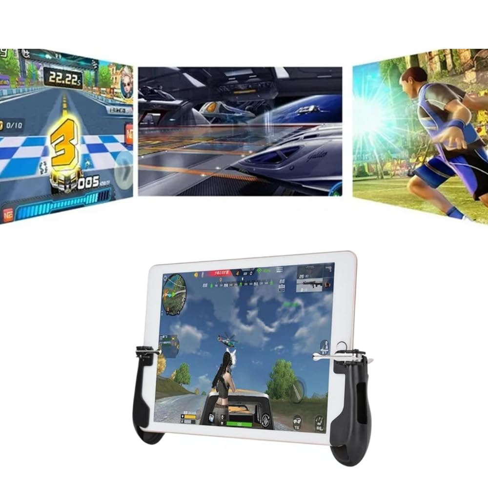 Drumstone (𝐒𝐩𝐞𝐜𝐢𝐚𝐥 𝟏𝟓 𝐘𝐞𝐚𝐫𝐬 𝐖𝐚𝐫𝐫𝐚𝐧𝐭𝐲 Mobile Gaming Flip-Trigger Gamepad for Android Phones & Tablets – Responsive FPS & Battle Royale Controller with Ergonomic Grip for Smooth-image-4