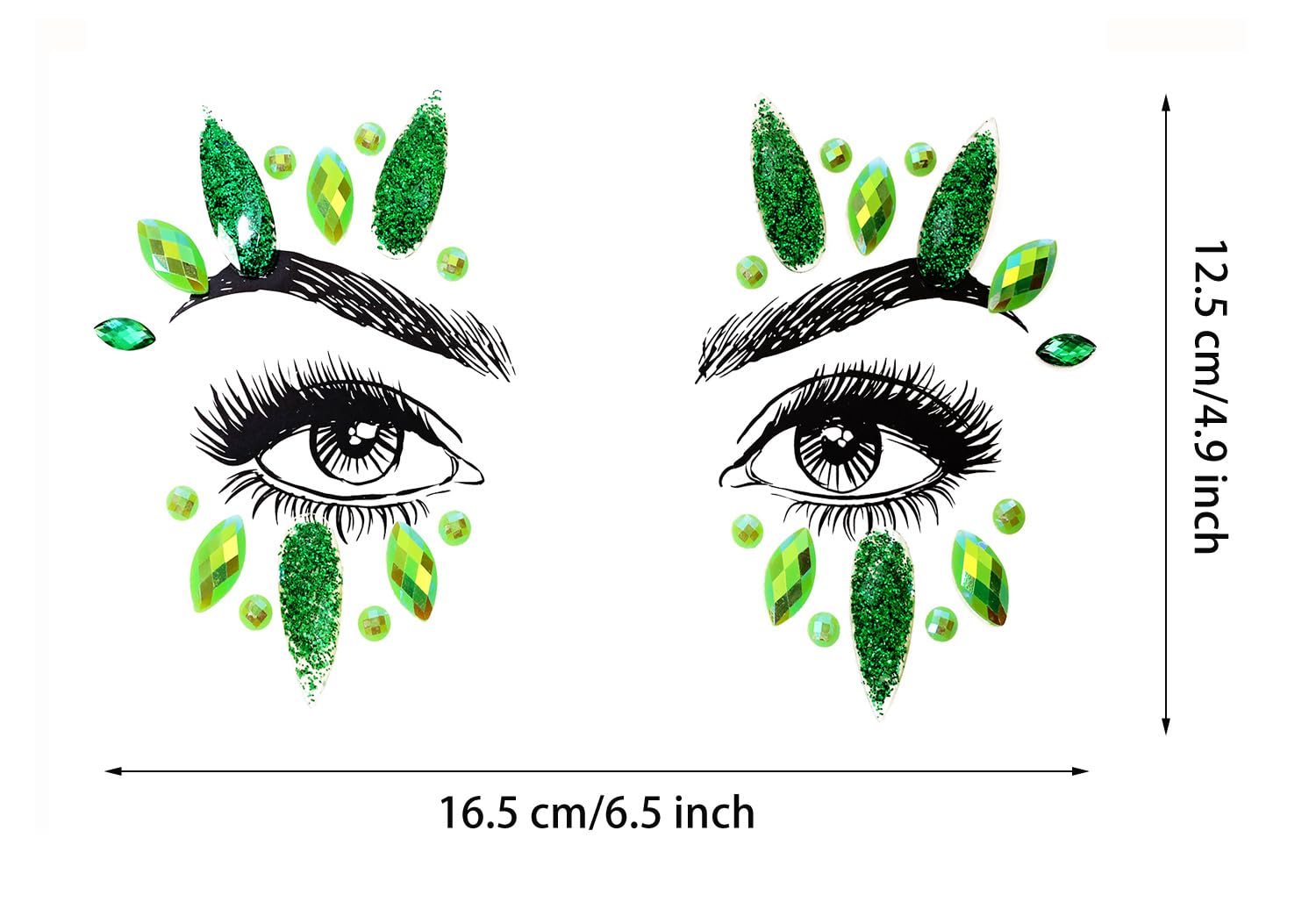 Amazon.com : Face Jewels Stick on Face Costume Gems Self-Adhesive Makeup Halloween Dress Up Rhinestone Stickers for Festival Holiday Party Accessories (Glitter Green) : Beauty & Personal Care Amazon.com : Face Jewels Stick on Face Costume Gems Self-Adhesive Makeup Halloween Dress Up Rhinestone Stickers for Festival Holiday Party Accessories (Glitter Green) : Beauty & Personal Care