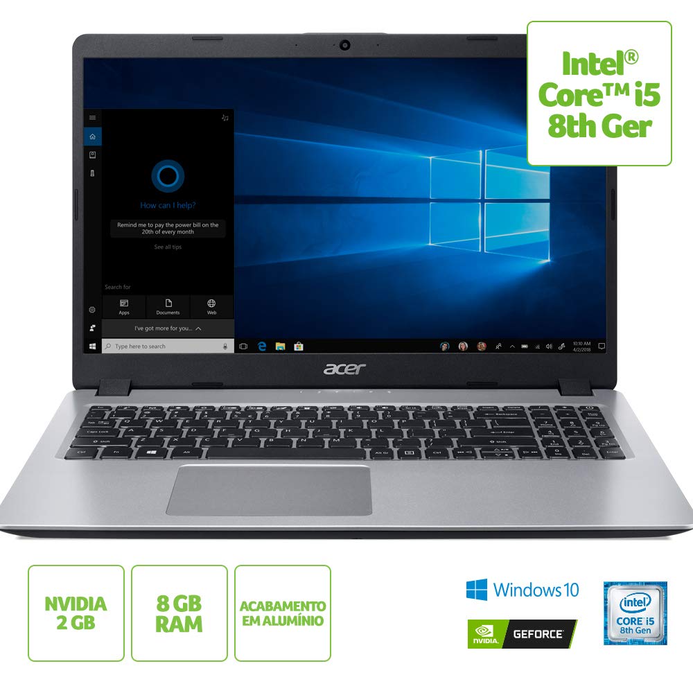 Notebook Acer Aspire 5 A515-52G-577T Intel® Core™ i5-8265U
